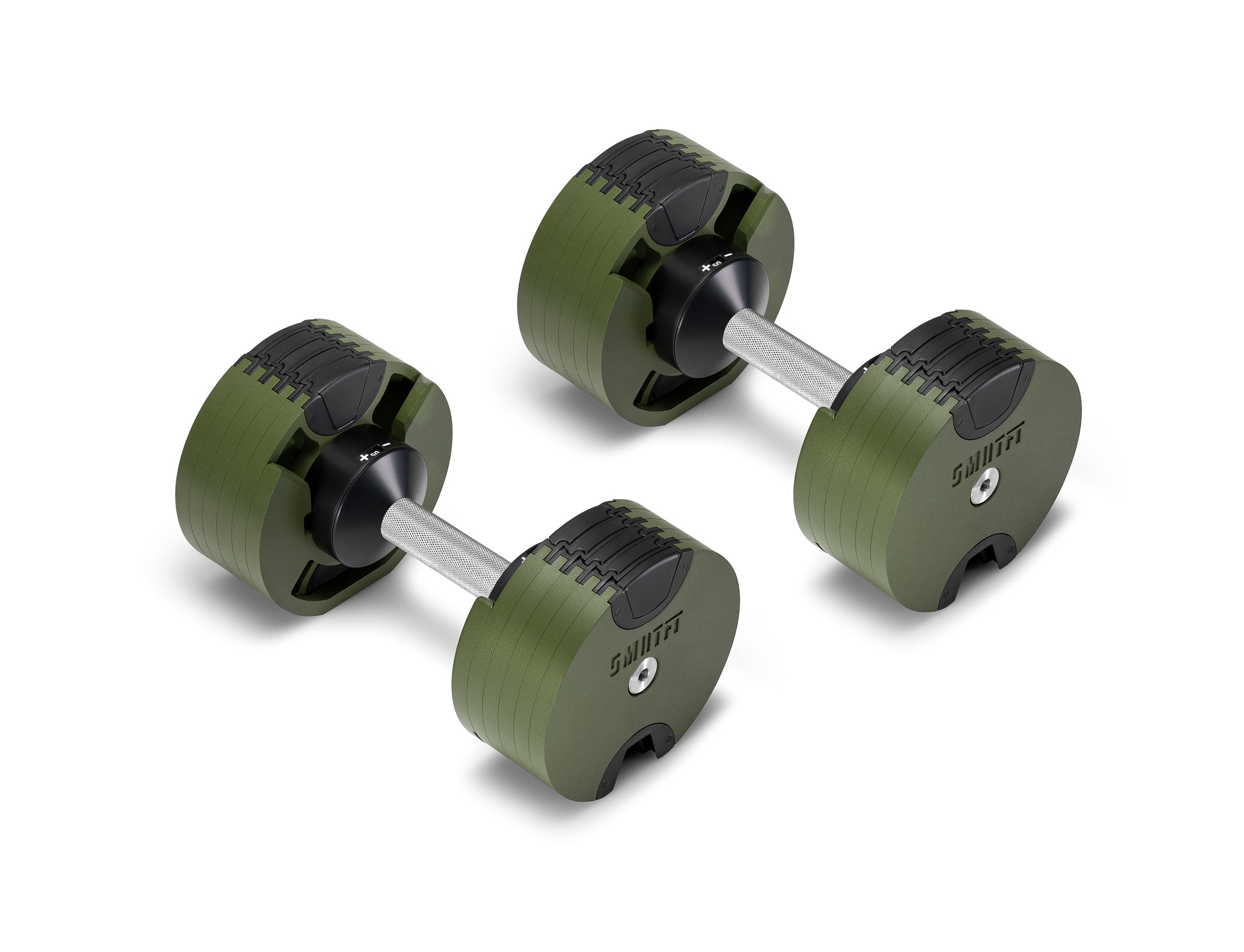 50 lb dumbbell set By SMRTFT | Green & Black 50 lb dumbbell set
