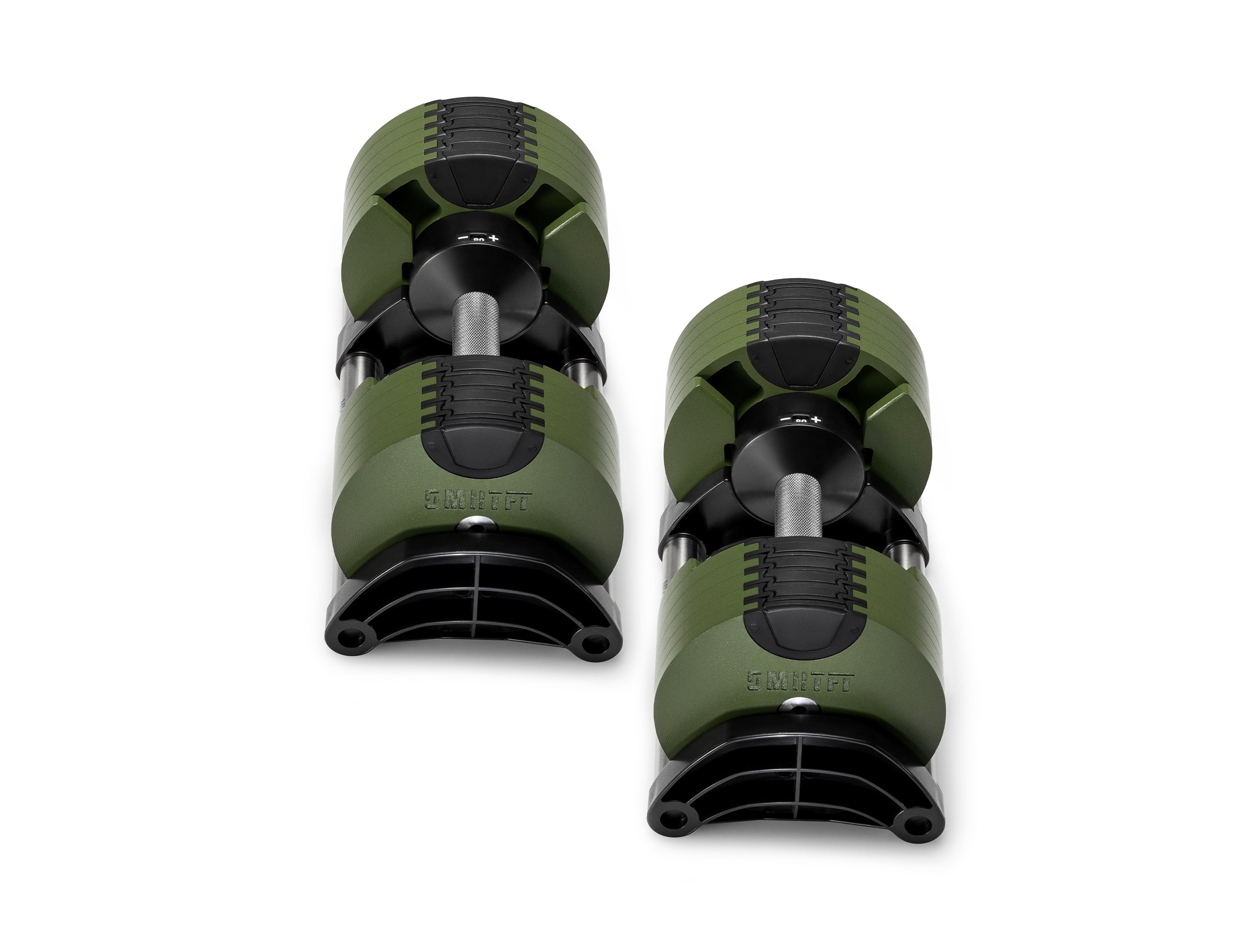 Green And Black 50 Pound Dumbell By SMRTFT
