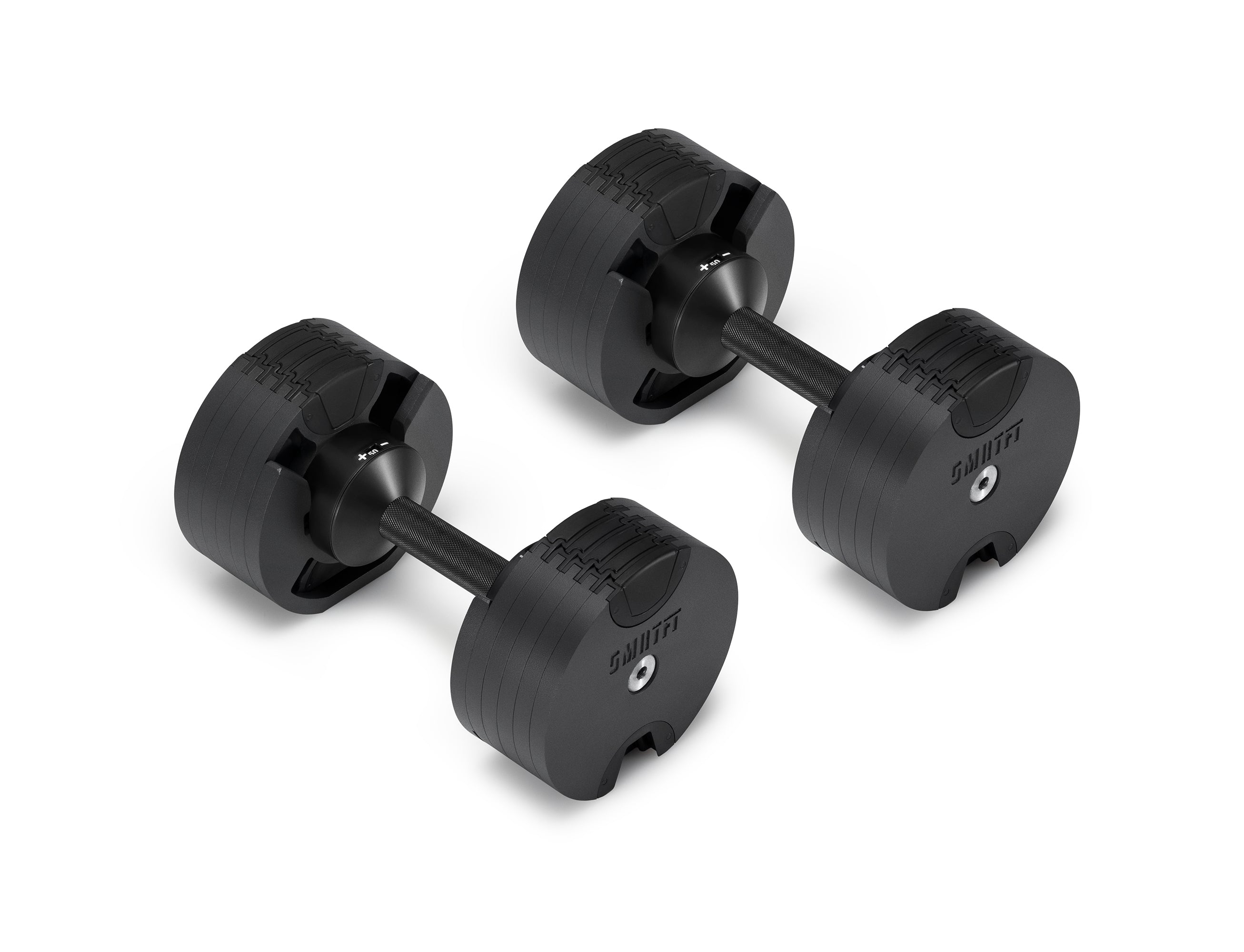 Best Matte Black Adjustable Dumbbells Set By SMRTFT