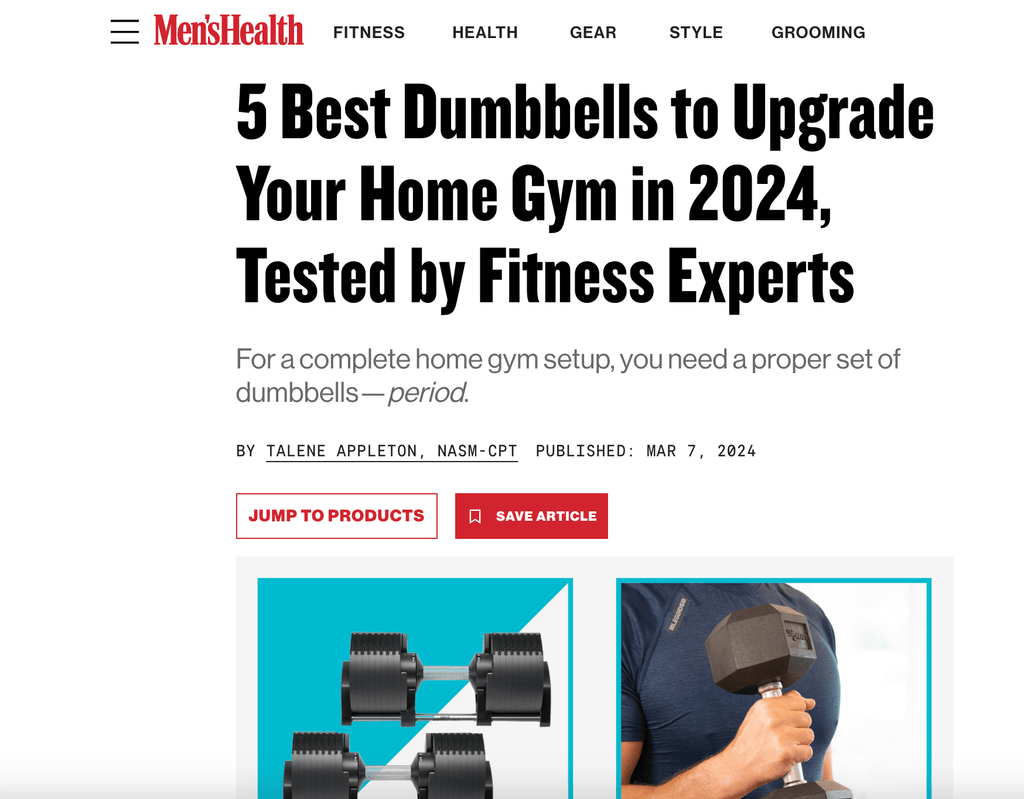 5 Best Dumbbells to Upgrade Your Home Gym in 2024, Tested by Fitness Experts
