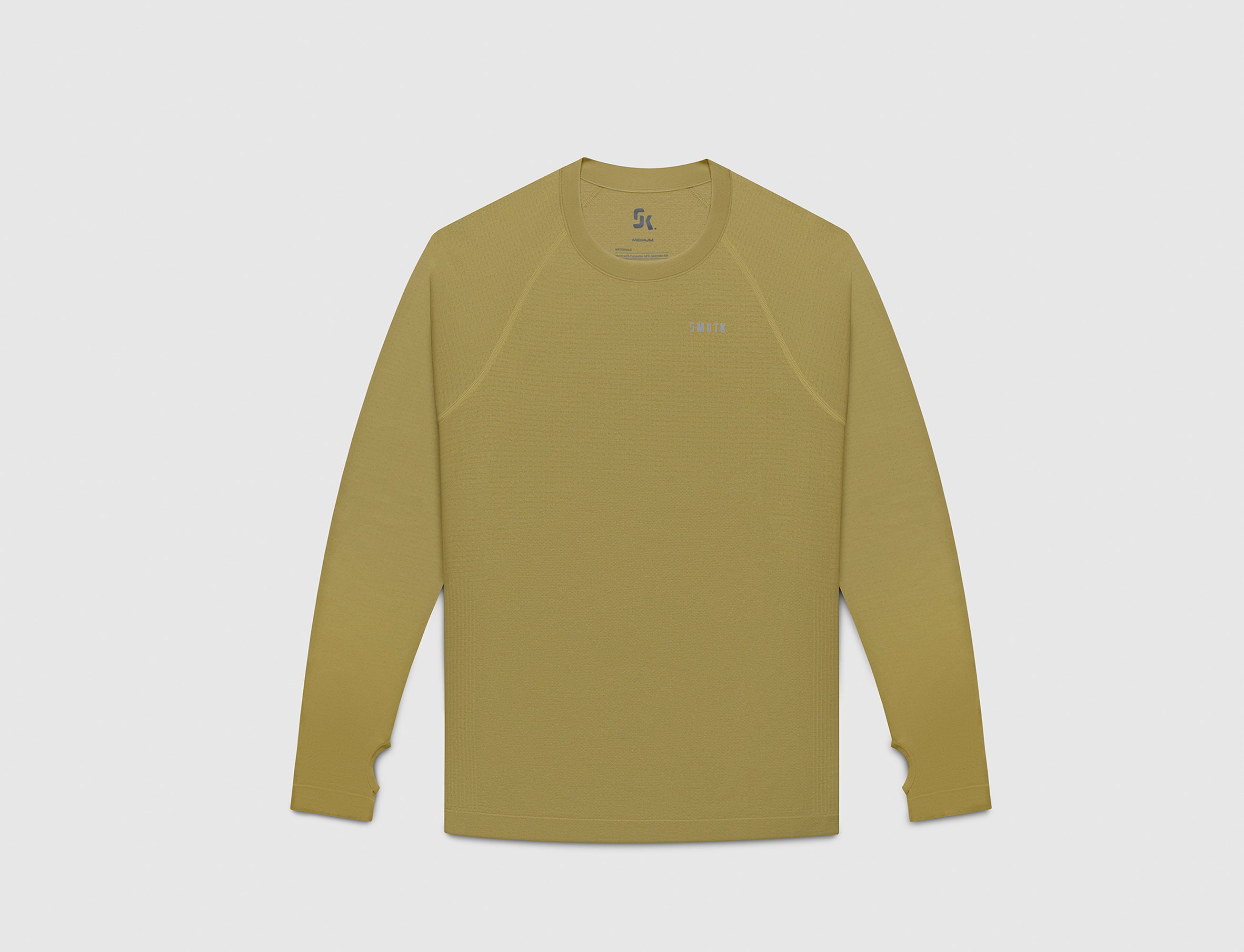 SMRTK Long Sleeve Performance Tee - Moss