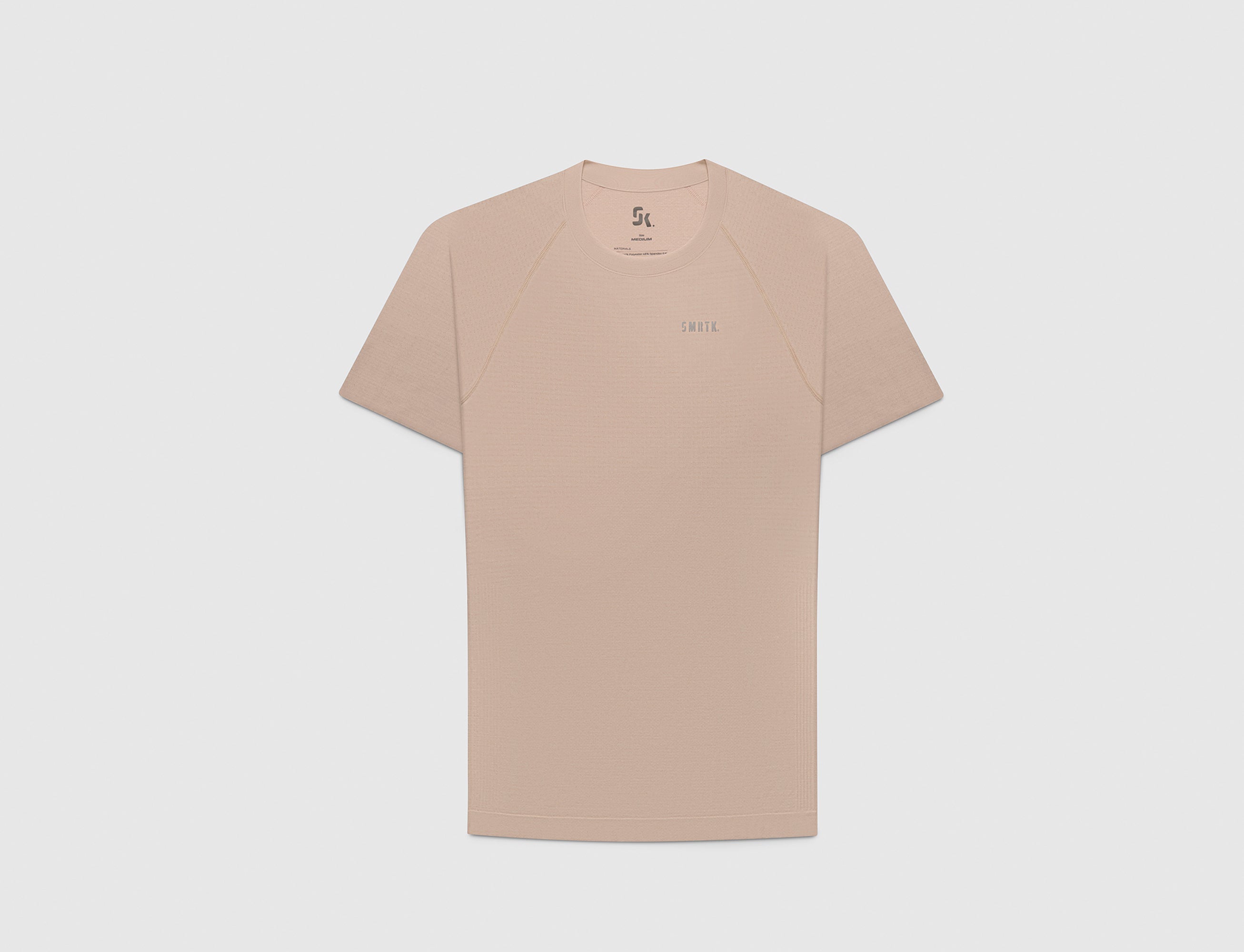 SMRTK Short Sleeve Performance Tee - Bone